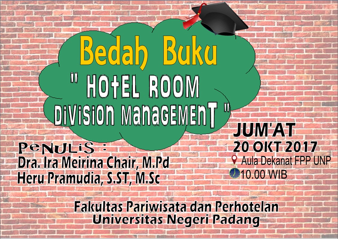 Read more about the article Bedah Buku “Hotel Room Division Managemen”
